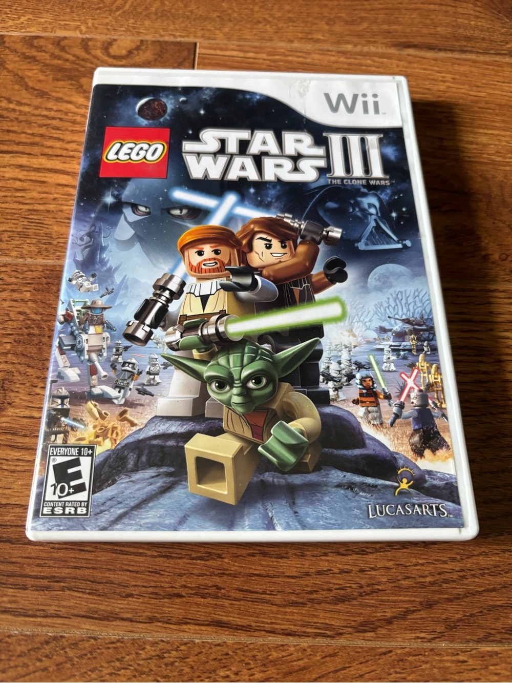 Lego Star Wars III The Clone Wars Wii Game - Green, White, Blue